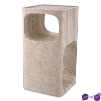 Приставной стол Eichholtz Side Table Adler Travertine