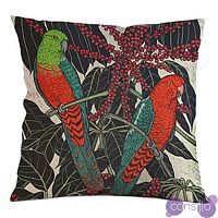 Декоративная подушка Tropical Parrots