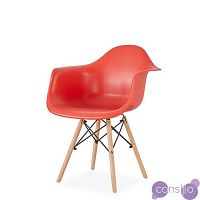 Стул-кресло DAW Eames by Vitra (красный)
