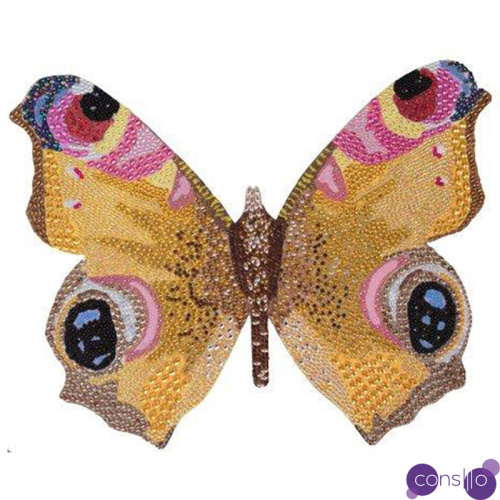 Картина “Yellow Bedazzled Butterfly Cut Out”