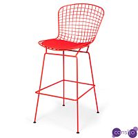 Барный стул Bertoia Barstool Red
