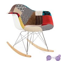 Кресло RAR Rocking Patchwork designed by Charles and Ray Eames in 1948