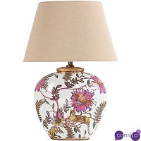 Настольная лампа с абажуром Leopard Flowers Lampshade