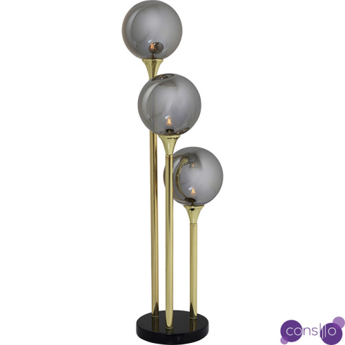 Настольная лампа Three Gray Transparent Balls