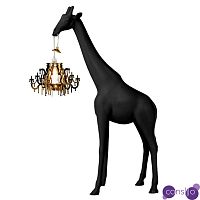 Настольная лампа черный жираф Black Giraffe Table Lamp