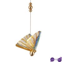 Butterfly Pendant Lamp Colored glass J