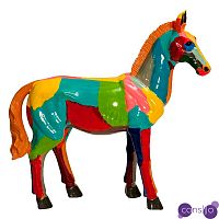 Фигурка керамика лошадь разноцветная Colored Horse