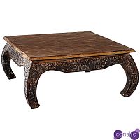 Кофейный стол из массива тропического дерева Aalia Grey mango Coffee Table