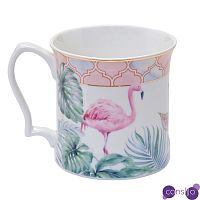 Кружка NATURE Pattern Flamingo