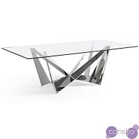 Обеденный стол стеклянный прямоугольный 240 см CT2061 от Angel Cerda