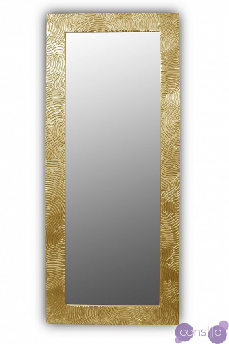 Золотое зеркало прямоугольное FASHION MARK L