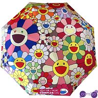 Зонт раскладной TAKASHI MURAKAMI дизайн 002 Мульти цвет