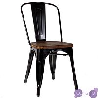 Кухонный стул Tolix Chair Wood Black designed by Xavier Pauchard in 1934
