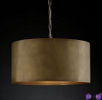 Подвесной дизайнерский светильник Antiqued Metal Drum Pendant by Restoration Hardware