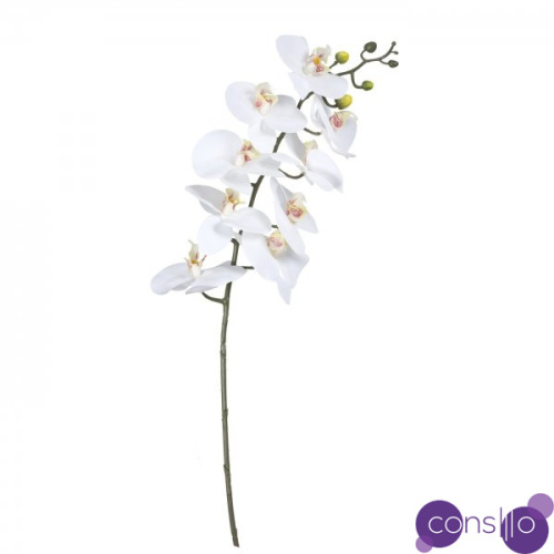 Декоративный искусственный цветок Branch Of White Orchid