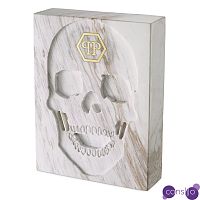 Статуэтка Philipp Plein Marble Skull book