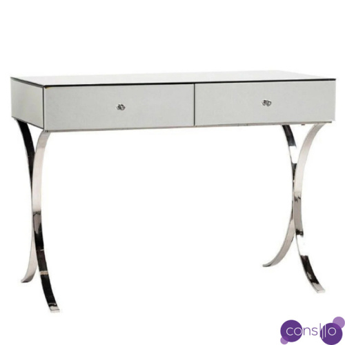 Консоль Mirrored Curved Legs