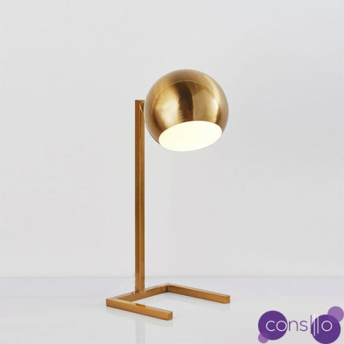 Настольная лампа Pietro Brass table lamp