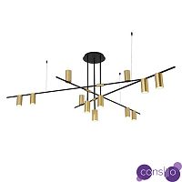 Потолочный дизайнерский светильник Tribes Chandelier by TossB (12 плафонов)