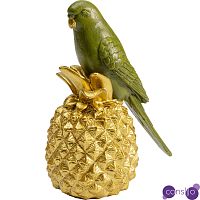 Статуэтка Green Parrot on a Pineapple