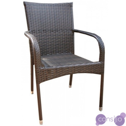 Стул Rottan chair brown