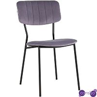 Стул Singer Chair без подлокотника Пыльно-Сиреневый Велюр