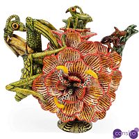 Чайник Богомол и Тропический Цветок Praying Mantis Teapot