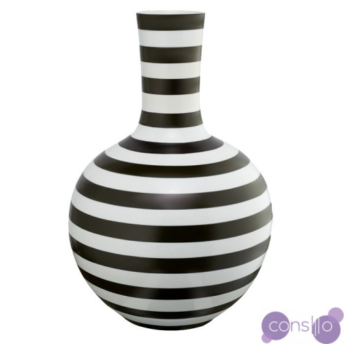 Ваза Black and White Stripe