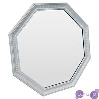 Зеркало белое восьмиугольное White