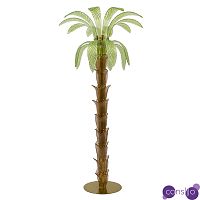 Дизайнерская Торшер Пальма из Стекла Модерн ХХ века Pair Of Murano Glass And Brass Palm Tree Floor Lamp