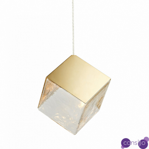Подвесной светильник Lamp golden cube
