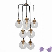 Люстра Bistro Globe Clear Glass Chandelier 8 Tower