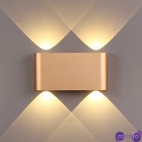 Бра Obverse Gold Rectangle A Wall lamp