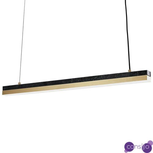 Линейный подвесной светильник Dominik Marble Linear Hanging Lamp