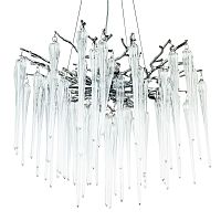 Люстра с хрустальными подвесками Frozen Drops Chandelier Chrome 10