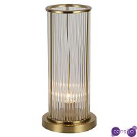 Настольная лампа с плафоном из стеклянных трубочек Revolve