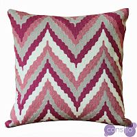 Декоративная подушка Pink Zigzag