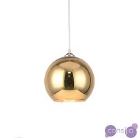 Подвесной светильник GOLD mirror shade modern pendant designed by Tom Dixon