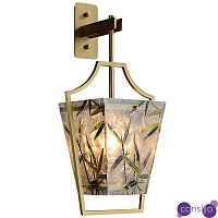 Бра витраж Бамбук  Glass bamboo Wall Lamp
