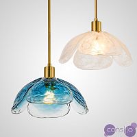 Дизайнерский подвесной светильник из цветного стекла FLEUR A