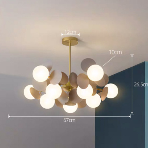 Люстра MATISSE Chandelier gray