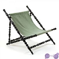Стул Seletti Heritage Foldable Deckchair Green