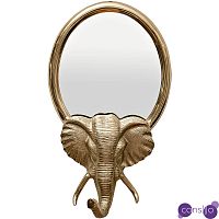 Зеркало с декором слона Gold Elephant