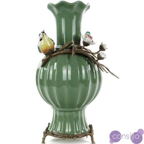 Фарфоровая ваза Deep Green Vase