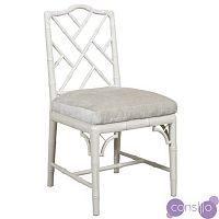White Chippendale Chair
