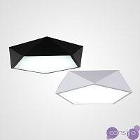 Светодиодный потолочный светильник в черном и белом цветах GEOMETRIC B&W