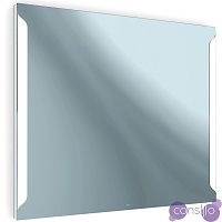Зеркало в ванную с подсветкой белое 100х80 см Teneri