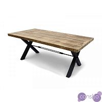 Обеденный стол деревянный 200 см Дхату