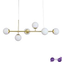 Подвесной дизайнерский светильник (золотой/белый)Teslim by Light Room