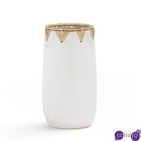 Ваза Ceramic Vase white D13